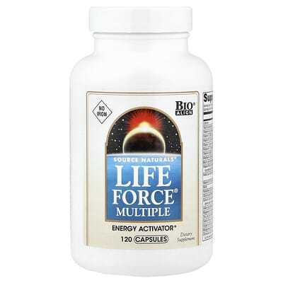 Source Naturals, Vitality Complex, Iron-Free, 120 Capsules