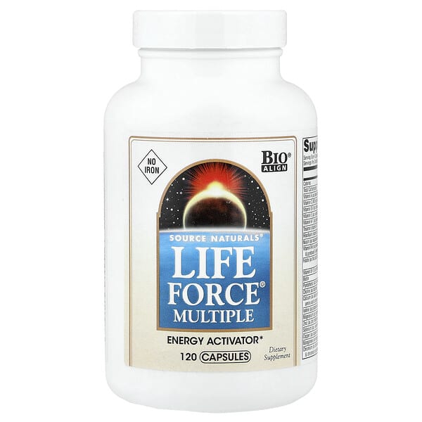 Life Force® Multiple, No Iron, 120 Capsules