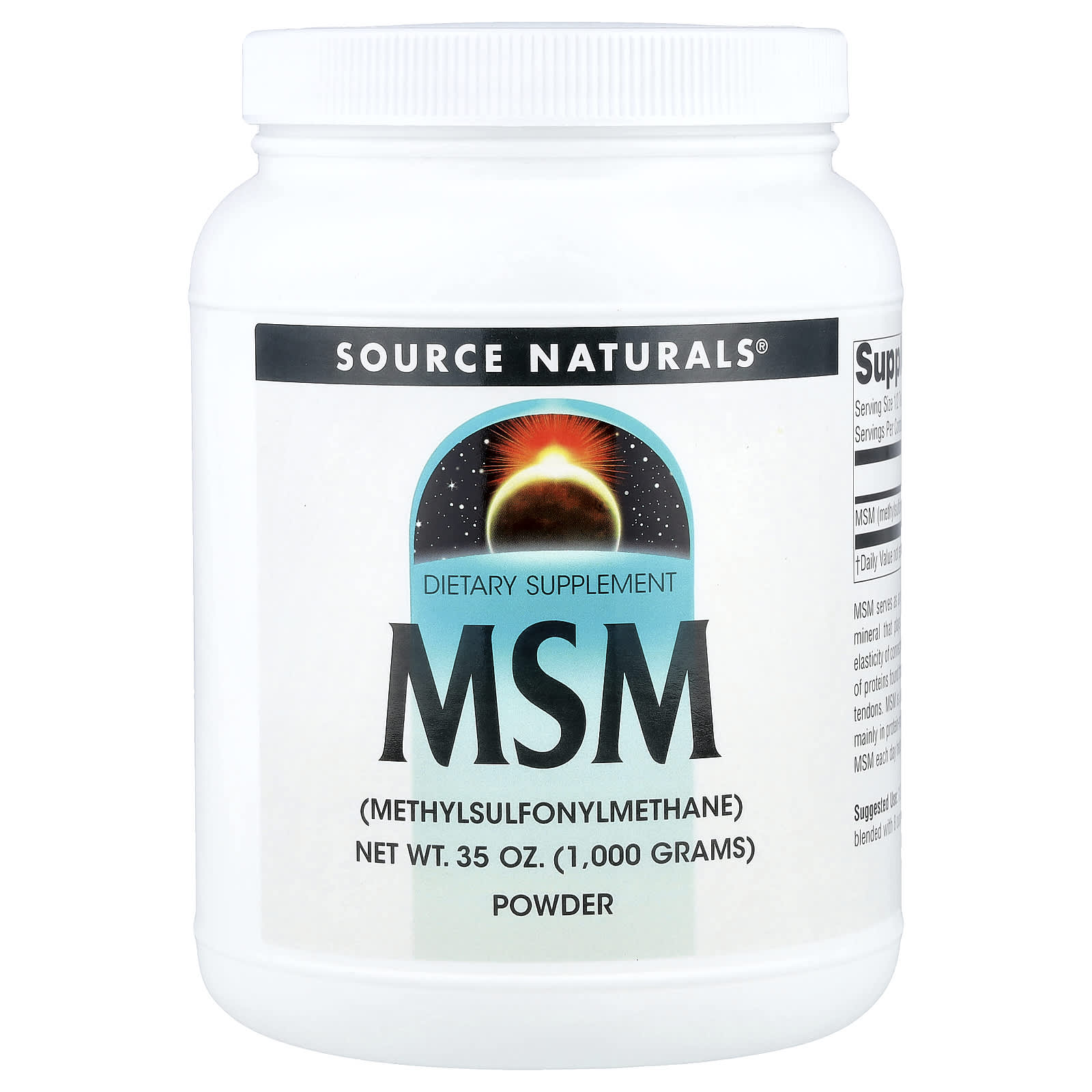 Source Naturals, МСМ в порошке, 1000 г (35 унций)