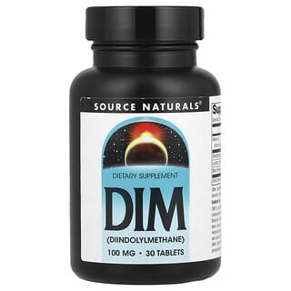 Source Naturals, DIM, 100 mg, 30 Comprimidos