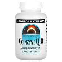 コエンザイム Q10, 200 mg, ソフトジェル 60 粒