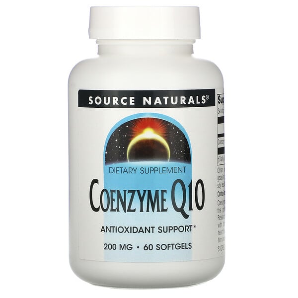 Source Naturals, Coenzyme Q10, 200 Mg, 60 Softgels