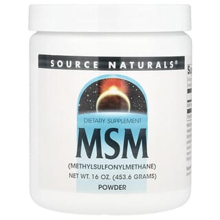 Source Naturals, Poudre de méthyl-sulfonyl-méthane, 453,6 g