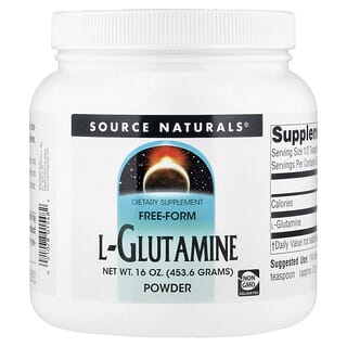 Source Naturals, Free-Form L-Glutamine Powder, 16 oz (453.6 g)