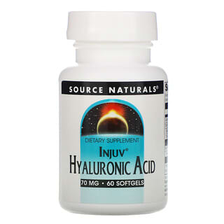 Source Naturals, Injuv Hyaluronic Acid, 70 mg, 60 Softgels