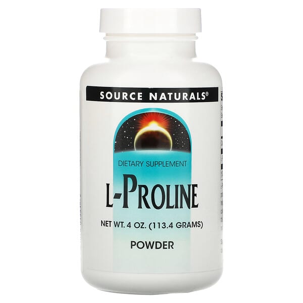 Source Naturals, L-Prolin-Pulver, 113,4 g (4 oz.)