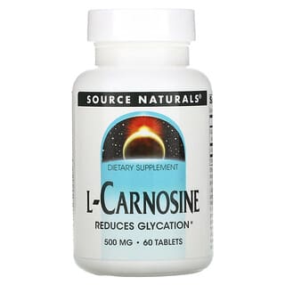 Source Naturals, إل-كارنوسين، 500 ملغم، 60 حبة