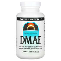 Source Naturals, DMAE, 351 mg, 200 cápsulas