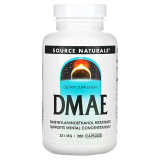 Source Naturals, DMAE, 351 mg, 200 Cápsulas