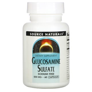 Source Naturals, グルコサミン硫酸塩、500mg、60粒