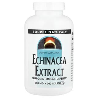 Source Naturals, Echinacea Extract, 500 mg, 200 Capsules