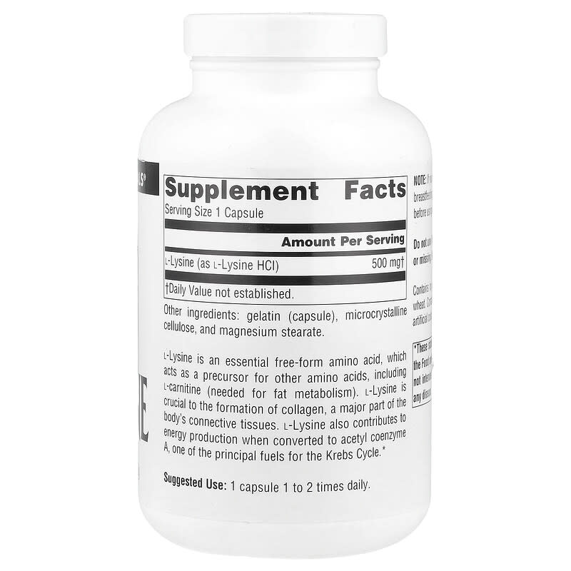 l lysine l carnitine L-Carnitina 500mg 60 Doses main image 0