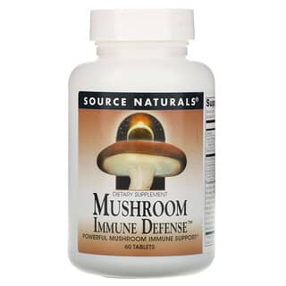 Source Naturals, Mushroom Immune Defense، مركَّب -16 بفطر عش الغراب، 60 قرصًا