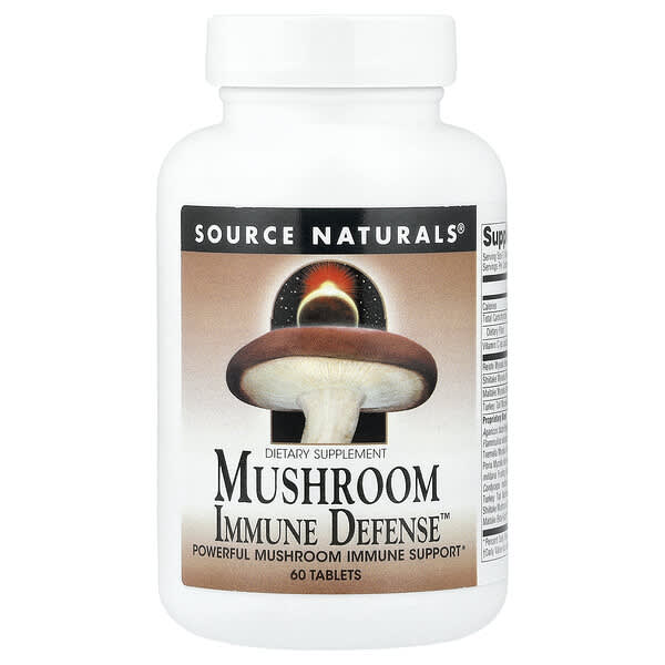 Source Naturals, Mushroom Immune Defense™, 60정