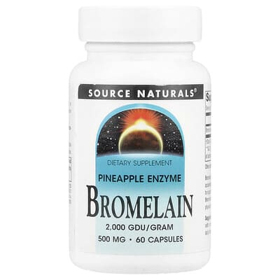 Source Naturals, Bromelain, 500 mg, 60 Capsules