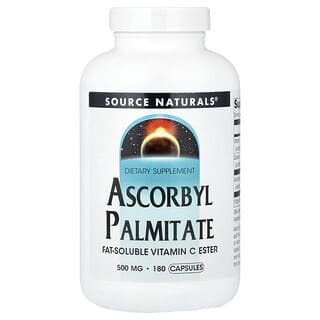 Source Naturals, Palmitato de ascorbilo, 180 cápsulas