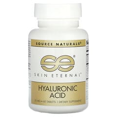 Source Naturals, Skin Eternal, Ácido hialurónico, 50 mg, 60 comprimidos