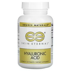 Source Naturals, Skin Eternal, Гіалуронова кислота, 50 мг, 120 таблеток