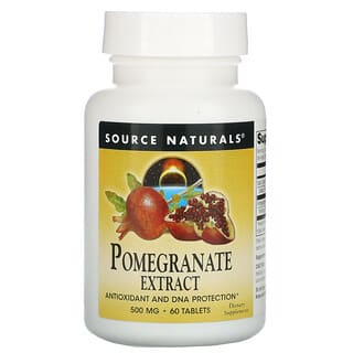 Source Naturals, Pomegranate Extract, 500 mg, 60 Tablets