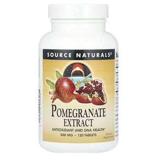 Source Naturals, Extrato de Romã, 1.000 mg, 120 Comprimidos (500 mg por Comprimido)