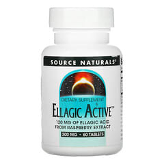 Source Naturals, Éllagique actif, 300 mg, 60 Comprimés