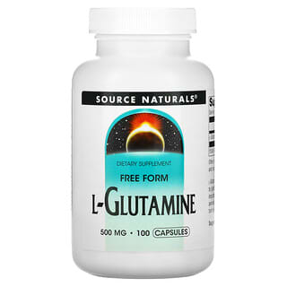 Source Naturals, L-グルタミン、500mg、100粒