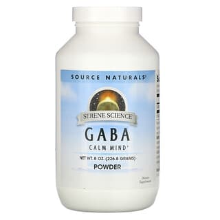 Source Naturals, GABA en polvo, 226,8 g (8 oz)