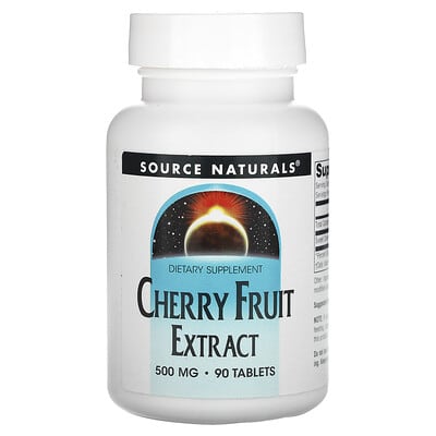Source Naturals, Cherry Fruit Extract, 500 mg, 90 Tablets