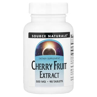 Source Naturals, Cherry Fruit Extract, 90 Tablets (500 mg per Tablet)