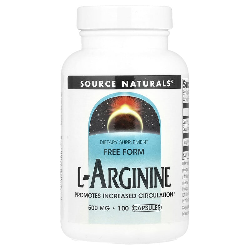 natural source l arginine l carnitine L-Carnitine (fumarate) L-Arginine 1000 mg, Double Strength
