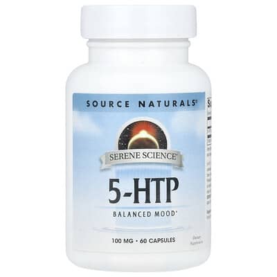 Source Naturals, Serene Science®, 5-HTP, 100 mg, 60 Capsules