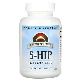 Source Naturals‏, 5-HTP, 100 mg, 120 Capsules