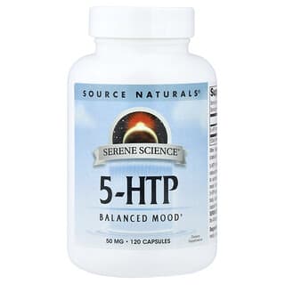 Source Naturals, 5-HTP, 50 mg, 120 캡슐