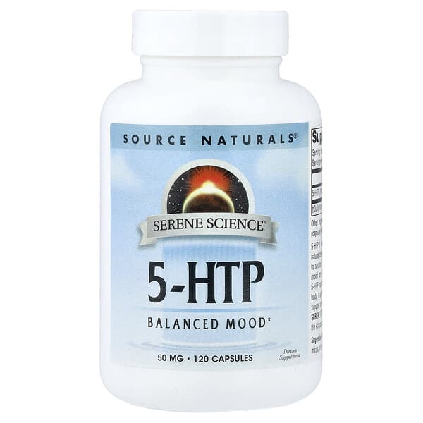 Source Naturals, 5-HTP，50 毫克，120 粒