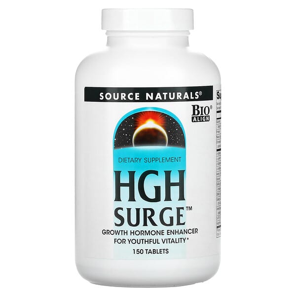 Source Naturals, HGH Surge บรรจุ 150 เม็ด