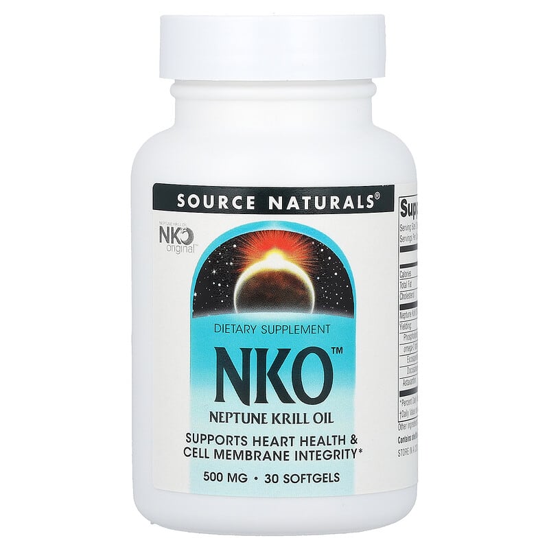NKO™、ネプチューン クリルオイル、500mg、ソフトジェル30粒