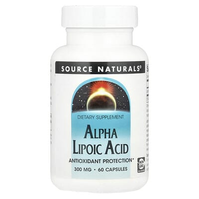 Source Naturals, Alpha-Lipoic Acid, 300 mg, 60 Capsules