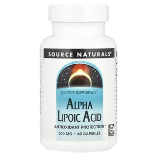 Source Naturals, α-硫辛酸胶囊，300毫克，60粒