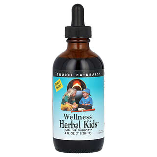 Source Naturals‏, Wellness Herbal Kids‏, ‏118.28 מ“ל (4 אונקיות נוזל)
