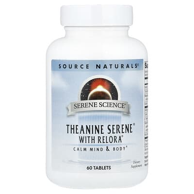 Source Naturals, Serene Science, Theanine Serene with Relora, 60 Tablets