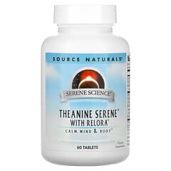 Source Naturals, Serene Science，Theanine Serene with Relora，60 片
