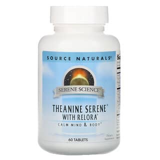Source Naturals, Serene Science, Theanine Serene con Relora, 60 comprimidos