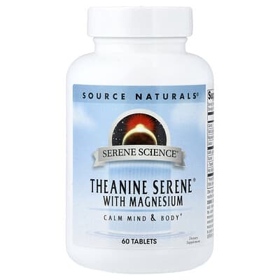 Source Naturals, Serene Science, Theanine Serine, 60 Tablets