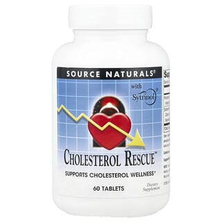 Source Naturals, Cholesterin Rescue, 60 Tabletten