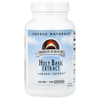 Source Naturals, Serene Science, экстракт базилика священного, 450 мг, 120 капсул