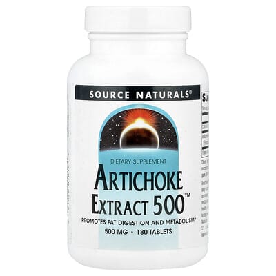 Source Naturals, Artichoke Extract 500™, 180 Tablets