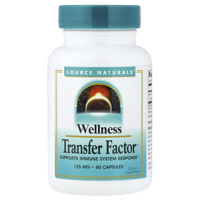 Source Naturals, Wellness, Transfer Factor™, 125 mg, 60 Capsules