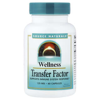 Source Naturals, Wellness, Transfer Factor™, 125 mg, 60 Capsules