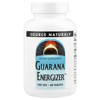 Source Naturals, Guarana Energizer, 900 mg, 60 tablet