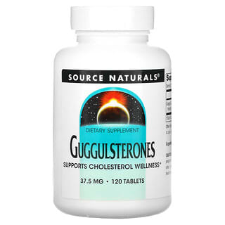 Source Naturals, Guggulsterones, 37,5 mg, 120 comprimidos